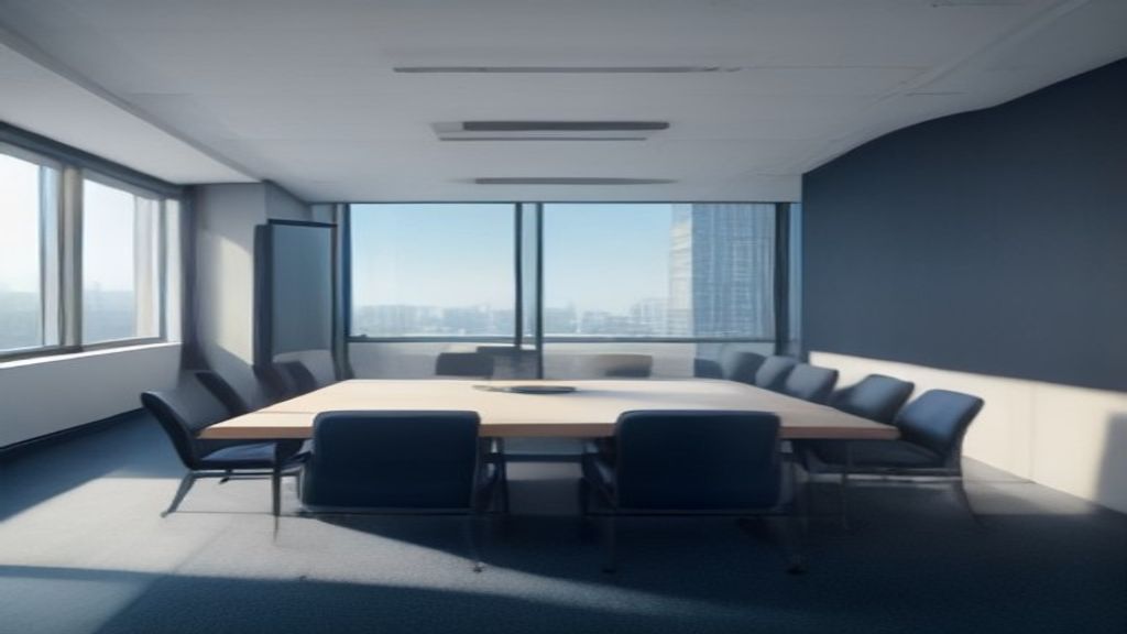Modern corporate office interior